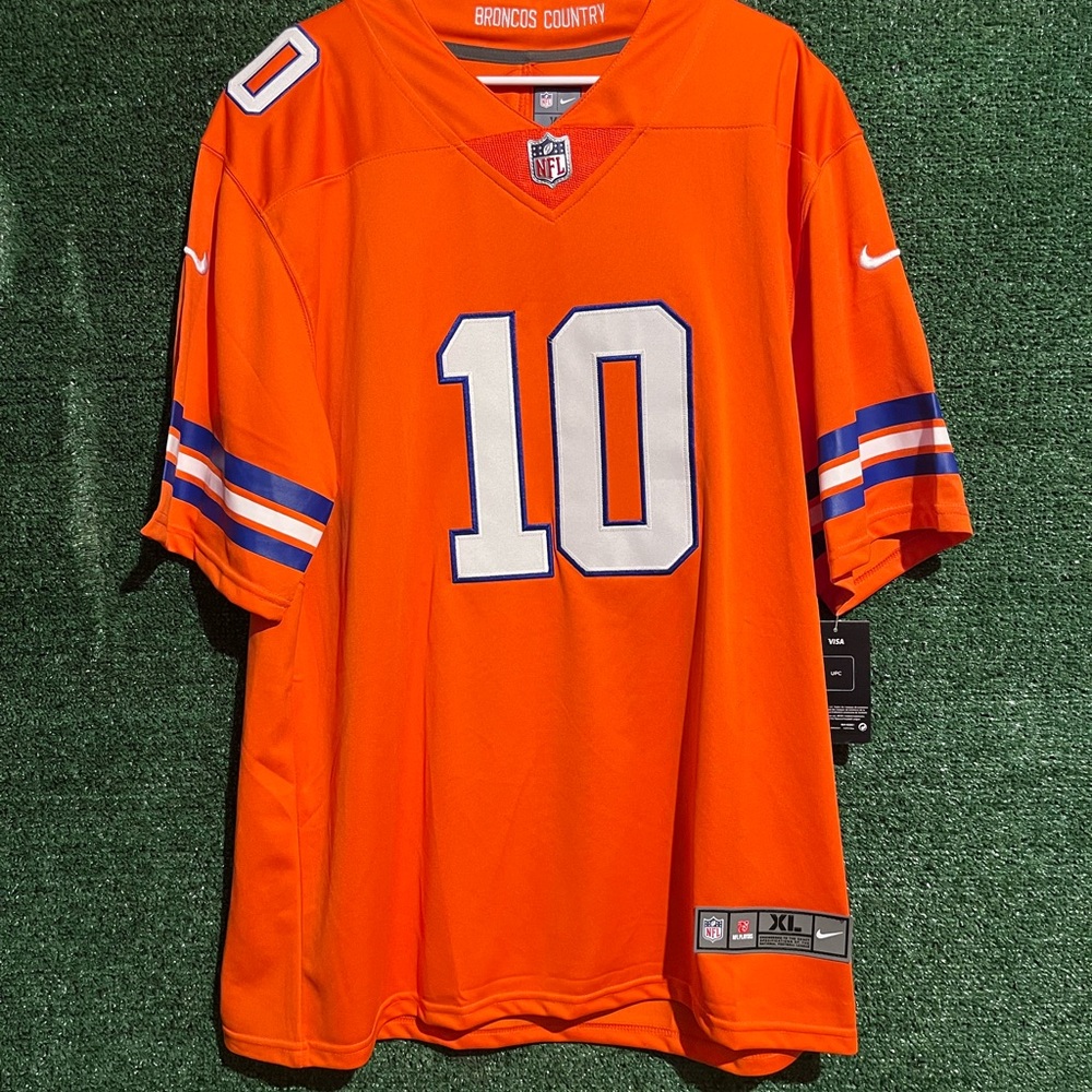 Bo Nix Denver Broncos Jersey | Orange | Men’s | New